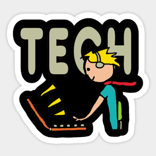 Tech Support IT Helpdesk Sticker